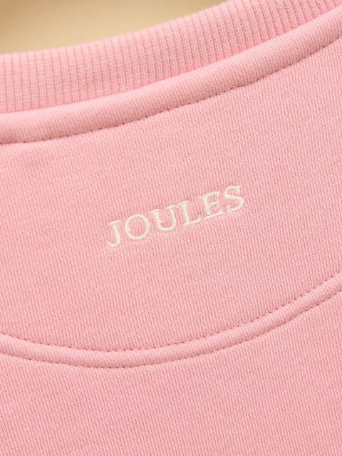 joules Kids' Sundaze Pink Crew Neck Sweatshirt