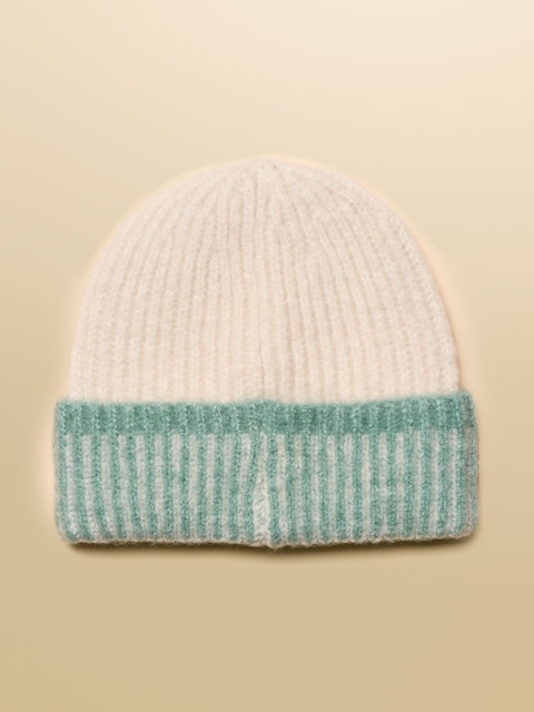 Joules Kids Wanderer Cream Beanie Hat