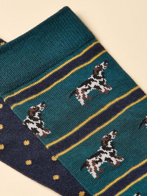 Joules Kingsbury Green 2 Pack Socks