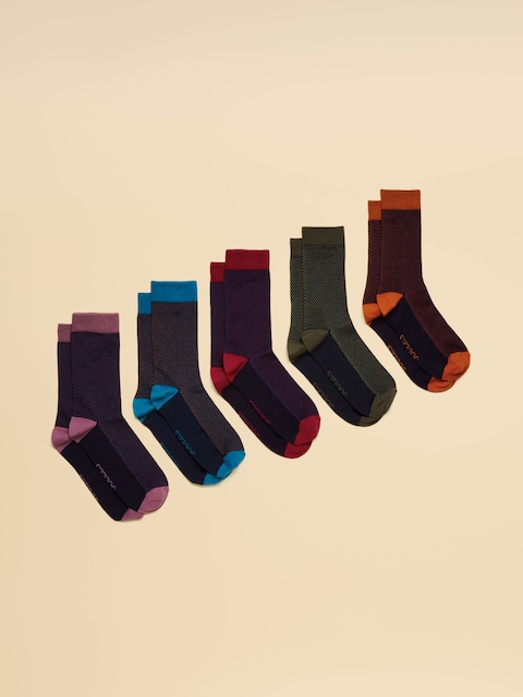 Joules Kingsbury Multi Navy 5 Pack Socks