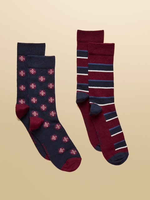 Joules Kingsbury Navy 2 Pack Socks