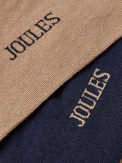 joules Kingsbury Navy/Oatmeal 2 Pack Socks
