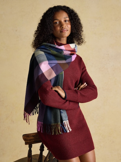 Joules Langtree Multi Large Unisex Scarf