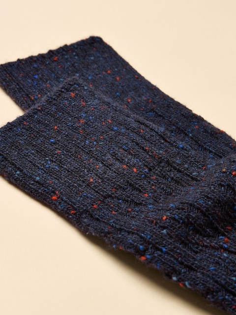 Joules Laurel Navy Welly Sock