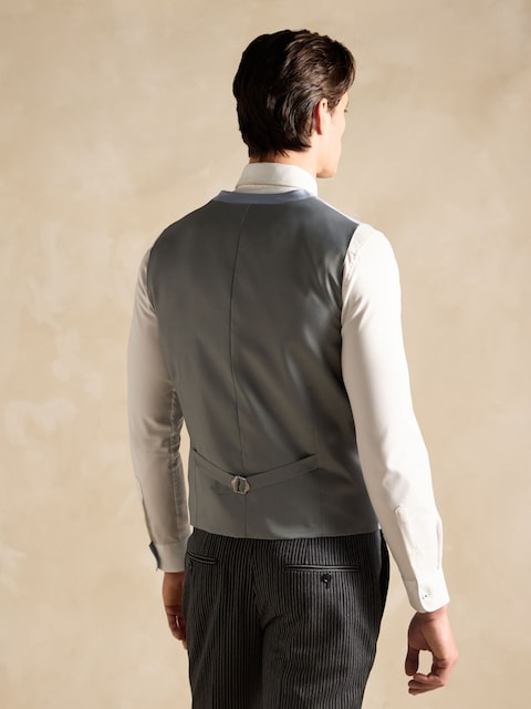 Joules Light Blue Morning Suit Waistcoat