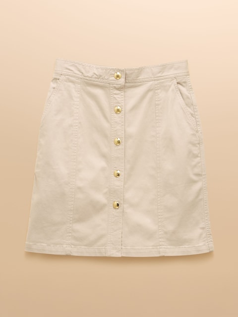 joules Loxley Chino Ivory Skirt