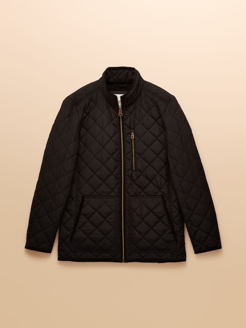 joules Maynard Black Diamond Quilted Jacket