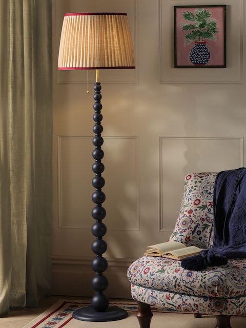 Joules Navy Blue Harewood Floor Lamp