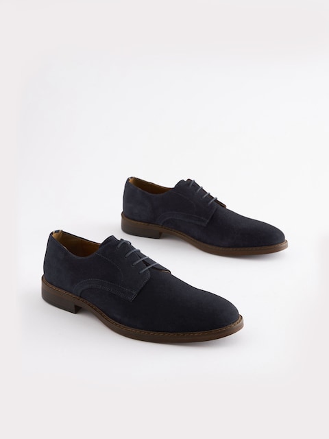 Joules Navy Blue Suede Derby