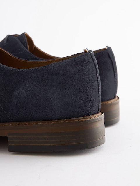 joules Navy Blue Suede Derby