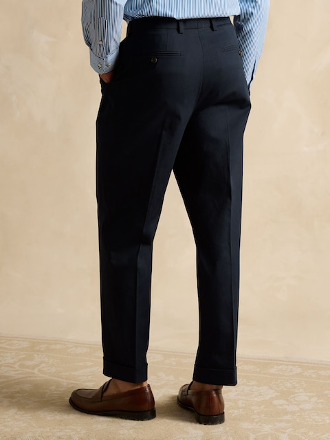 Joules Navy Slim Fit Suit Trousers