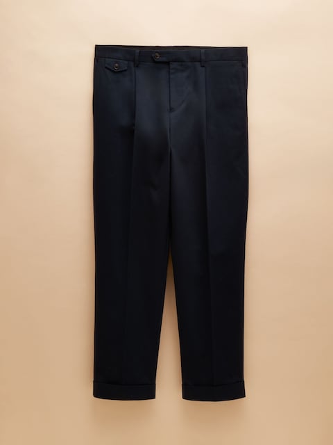 joules Navy Slim Fit Suit Trousers