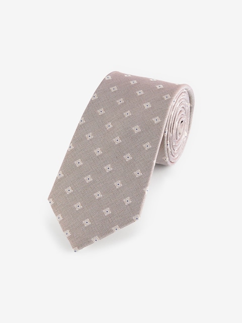 Joules Neutral Medallion Silk Tie