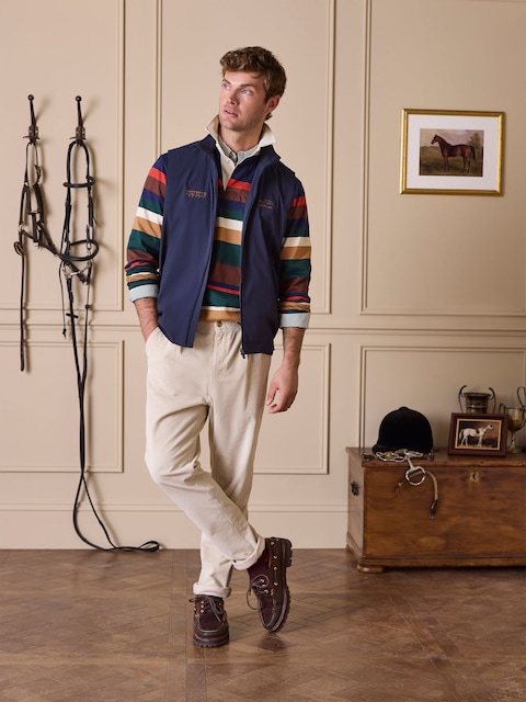 Joules Official Burghley Navy Gilet