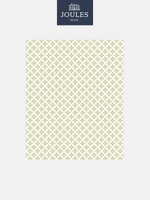 Joules Olive Green Beckett Star 10M Wallpaper