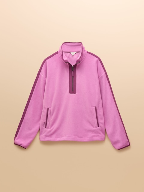 joules Orla Violet Quarter Zip Fleece