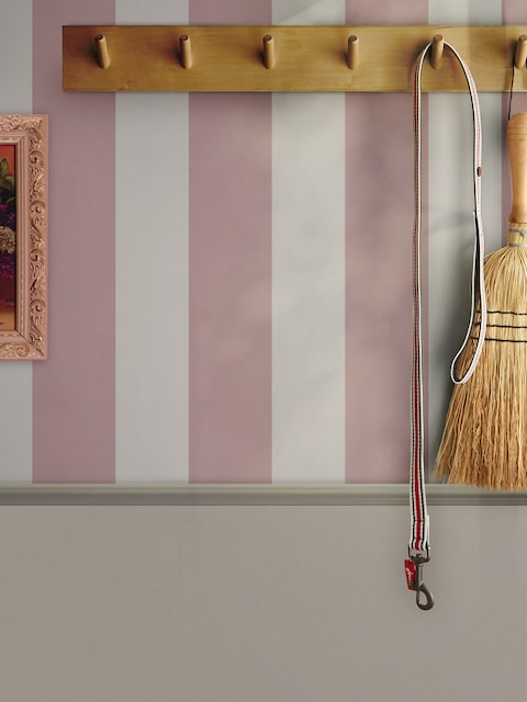 Joules Pink Harborough Stripe 10M Wallpaper