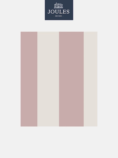 Joules Pink Harborough Stripe 10M Wallpaper