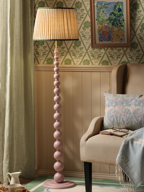 Joules Pink Harewood Floor Lamp