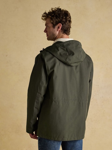 Joules Portman Green Waterproof Raincoat
