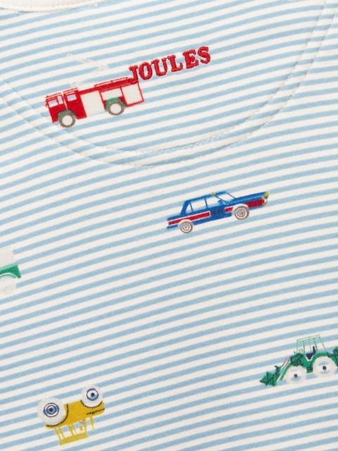 joules Razamataz Blue Cotton Babygrow