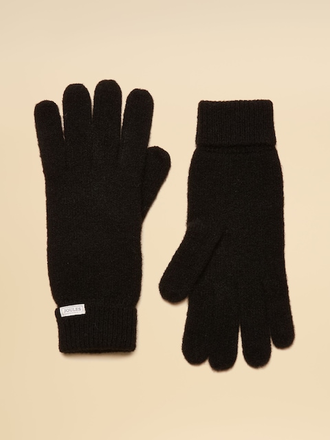 Joules Rosa Black Gloves