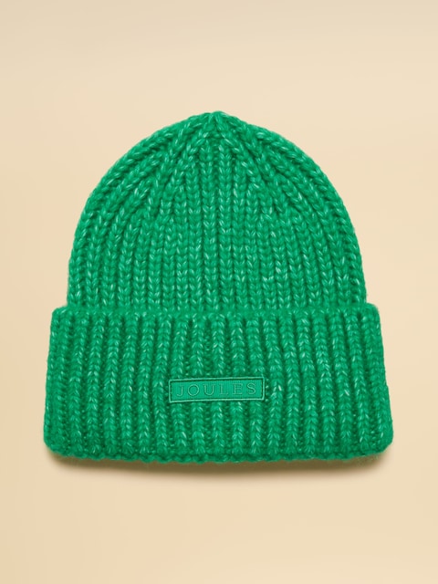 Joules Rosa Green Beanie Hat