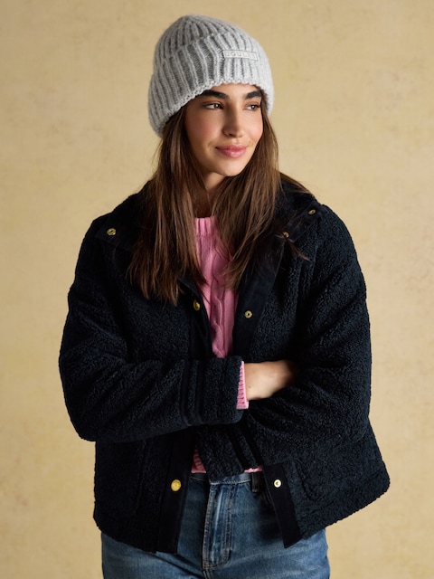 Joules Rosa Grey Beanie Hat