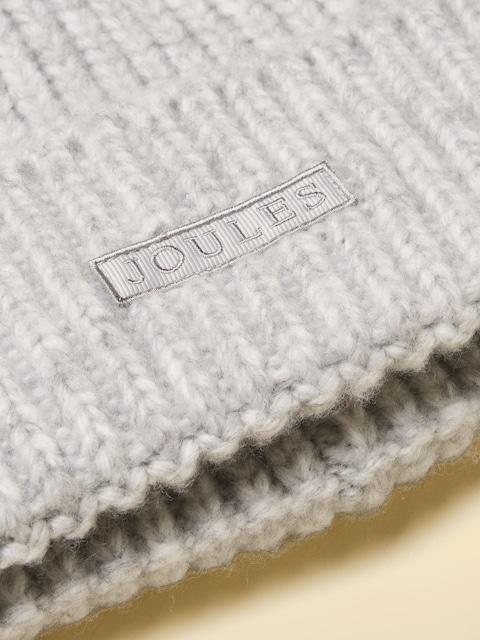 joules Rosa Grey Beanie Hat