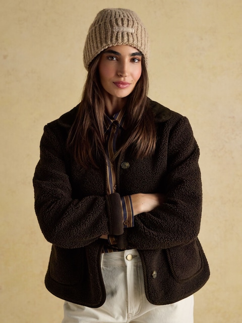 Joules Rosa Oatmeal Beanie Hat