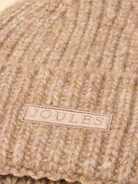 joules Rosa Oatmeal Beanie Hat