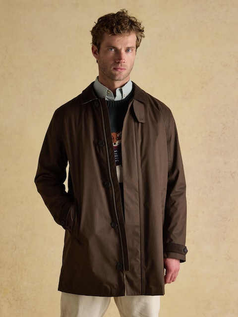 Joules Sandford Brown Waterproof Raincoat