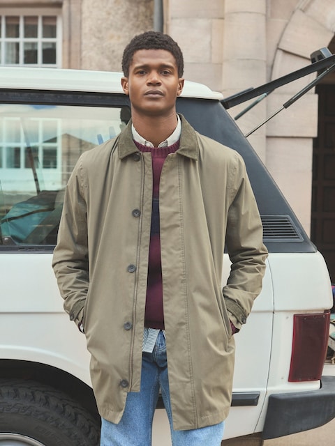 Joules Sandford Green Waterproof Raincoat