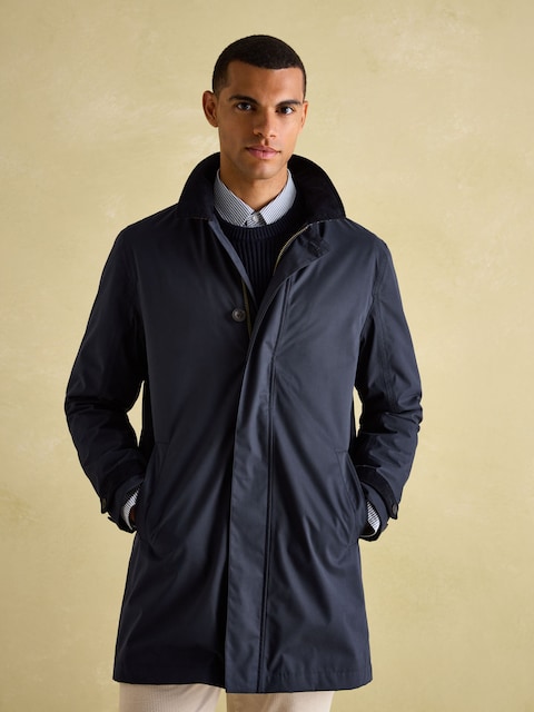 Joules Sandford Navy Blue Waterproof Raincoat