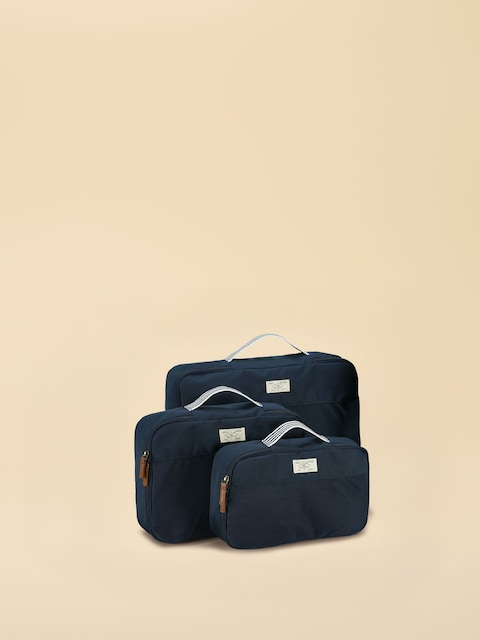 Joules Set Of 4 Navy Coast Packing Cubes