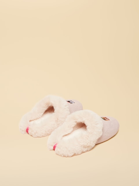 Joules Slippet Luxe Pink Artwork Slipper