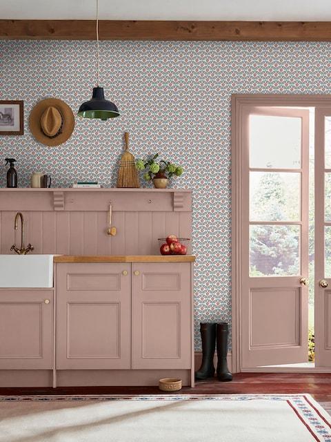 Joules Stately Floral Print 10M Wallpaper