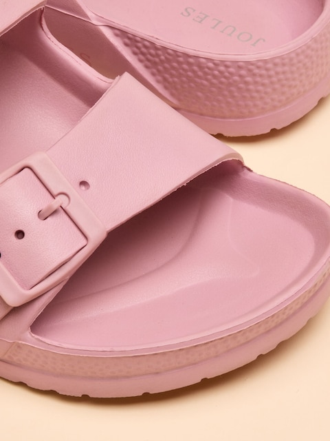 joules Sunseeker Pink EVA Sliders