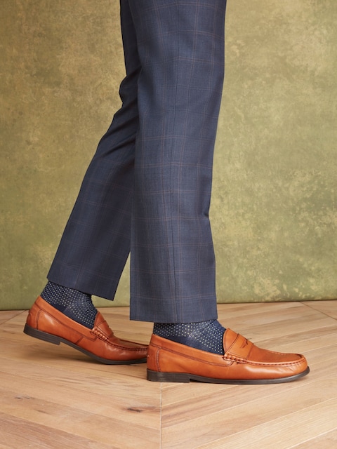 joules Tan Brown Penny Loafers