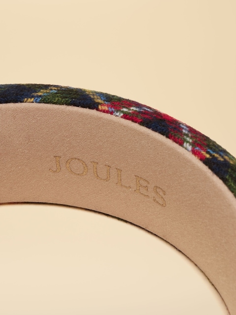 joules Tessie Green/Navy Tweed Headband