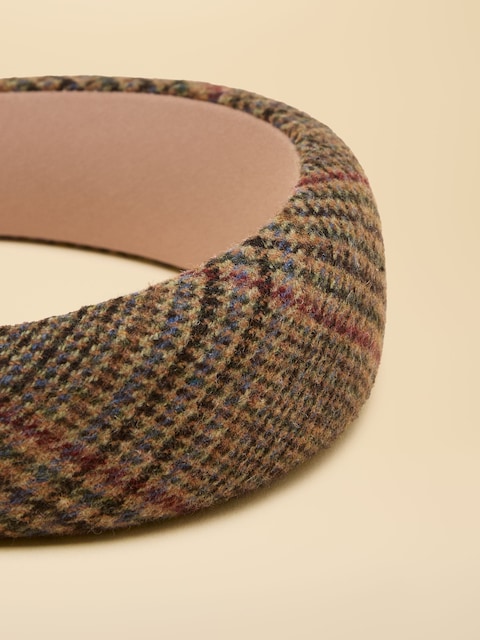 joules Tessie Neutral Tweed Headband