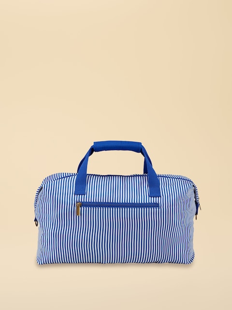 Joules Ticking Stripe Packaway Duffle