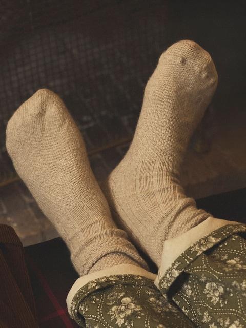 Joules Trekwell Oatmeal Easy Boot Sock