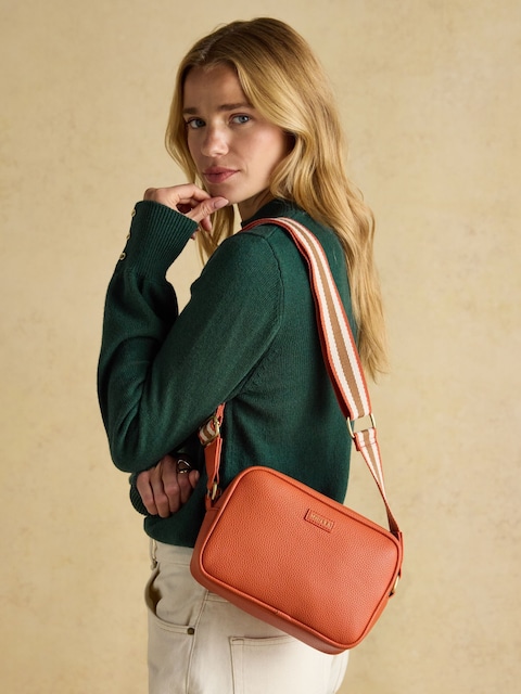 Joules Trent Orange Adjustable Cross Body Bag