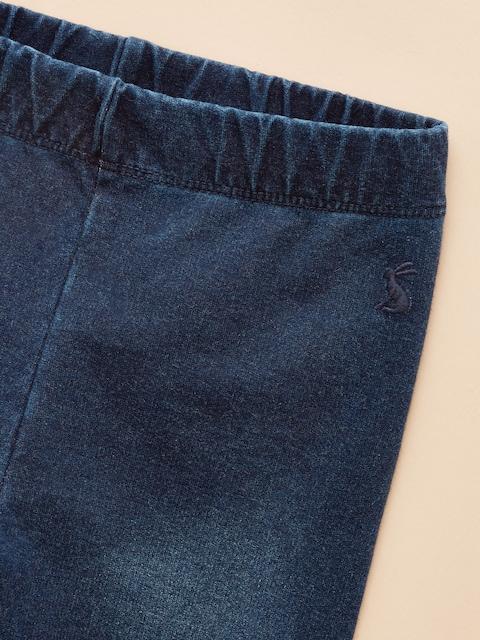 joules Trot Blue Pack of Two Denim-Look Leggings