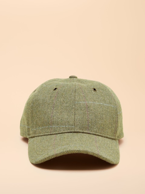 Joules Unisex Perry Green Tweed Baseball Cap