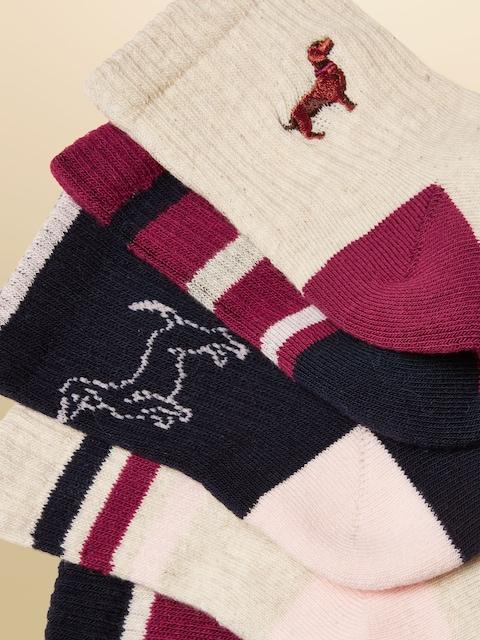 Joules Volley Multi 5 Pack Ankle Socks