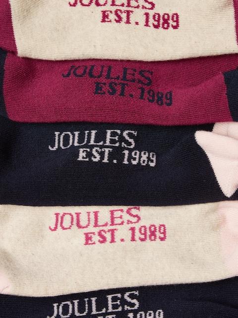 joules Volley Multi 5 Pack Ankle Socks