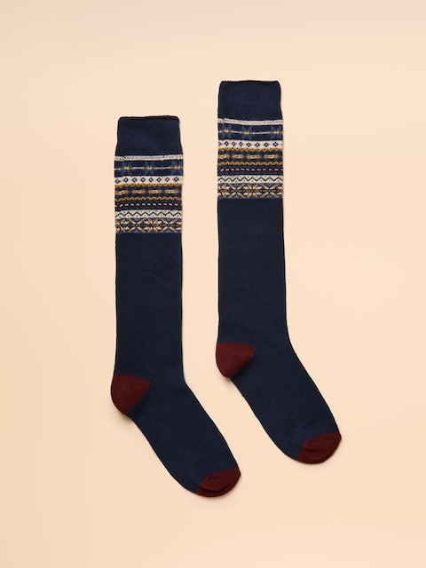 Joules Wader Multi Navy Welly Socks