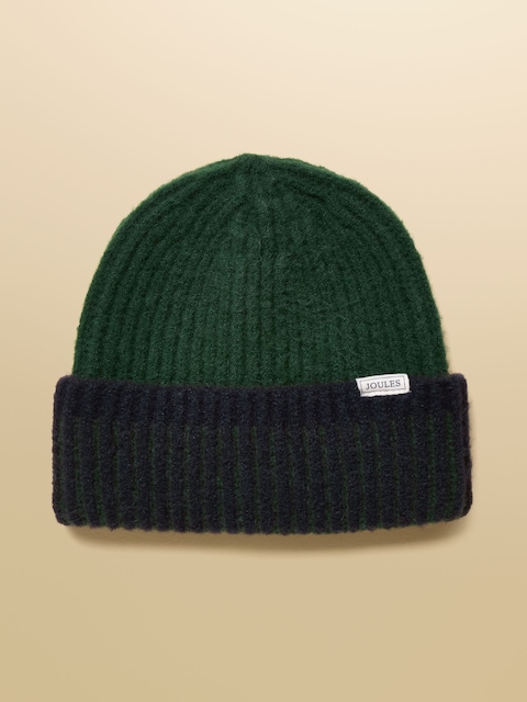 Joules Wanderer Green Beanie Hat
